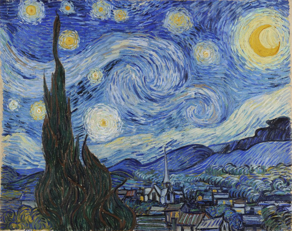 星月夜、1889年6月 | アートプリント